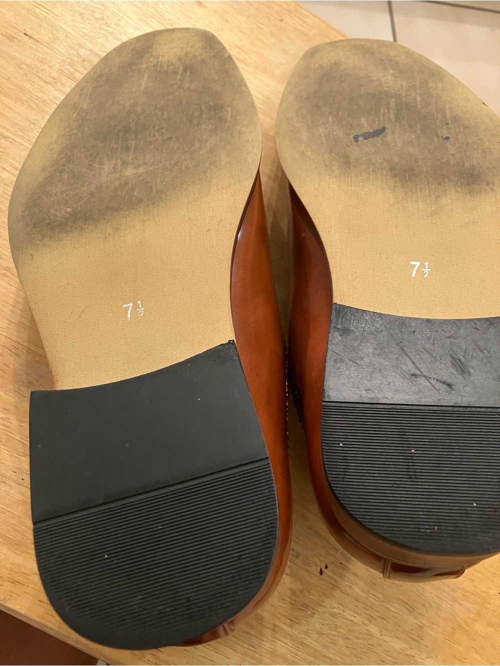 Men's Gino Vitale Two-Tone Brown and Black Derby Dress Shoes Size 7.5 - Picture 3 of 11